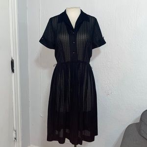 Vintage Black dress  Sears Roebuck USA